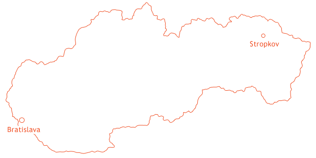 Mapa Slovenska